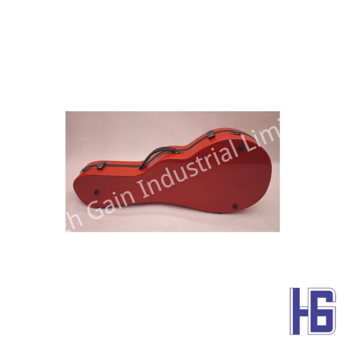 Mandolin Red F-Shaped Carbon Fiber Case